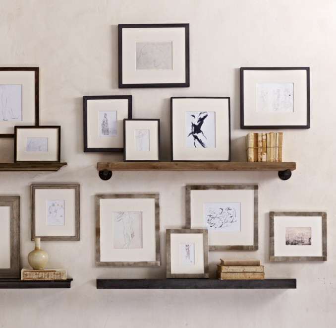 Weathered Oak Gallery Frames - Wide