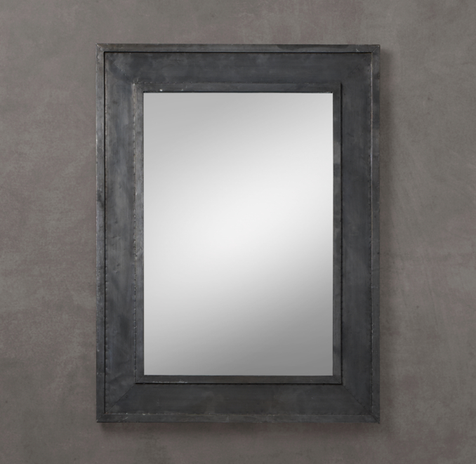 Banded Zinc Mirror