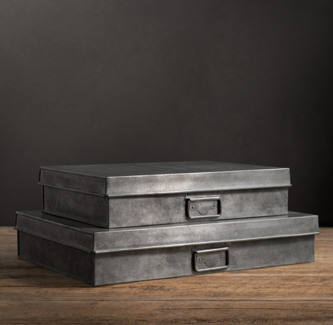 Industrial Metal Office Storage Doccument Box