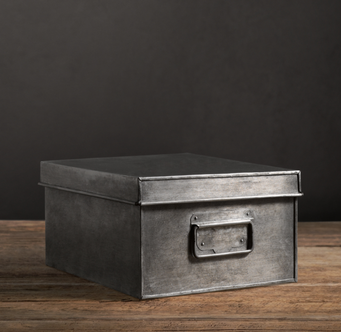 Industrial Metal Office Storage Media Box