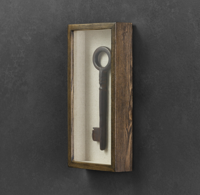 Shadowboxed Vintage Key 6