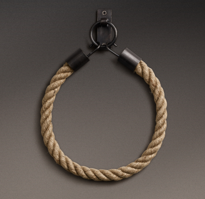 Dakota Rope Tieback Mocha