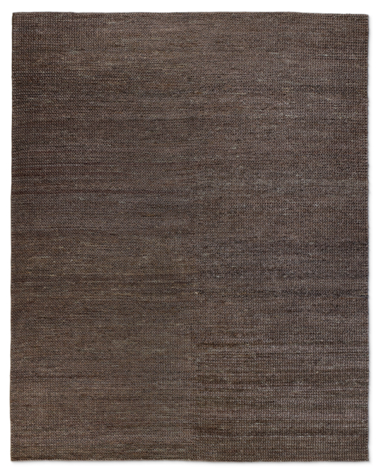 Hand-Braided Jute Rug - Chocolate