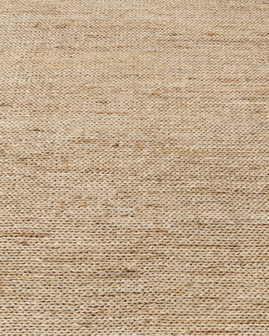 Hand-Braided Jute Rug - Natural