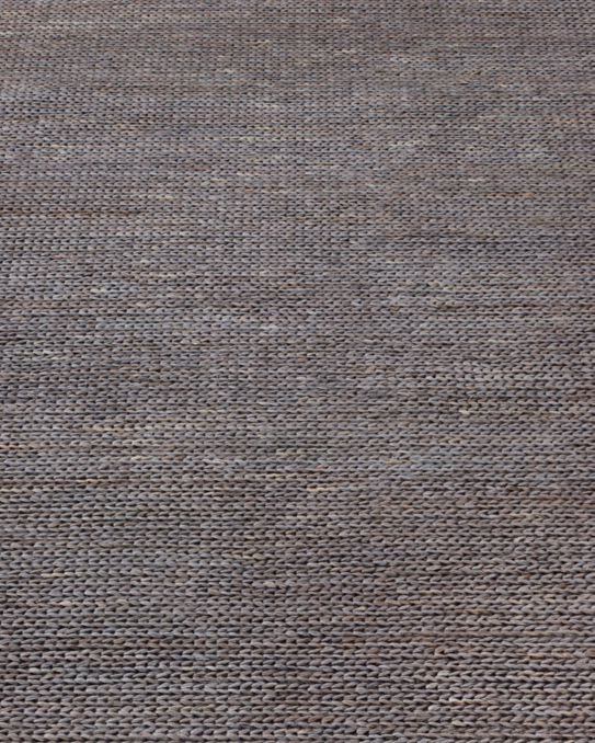Hand-Braided Jute Rug - Platinum