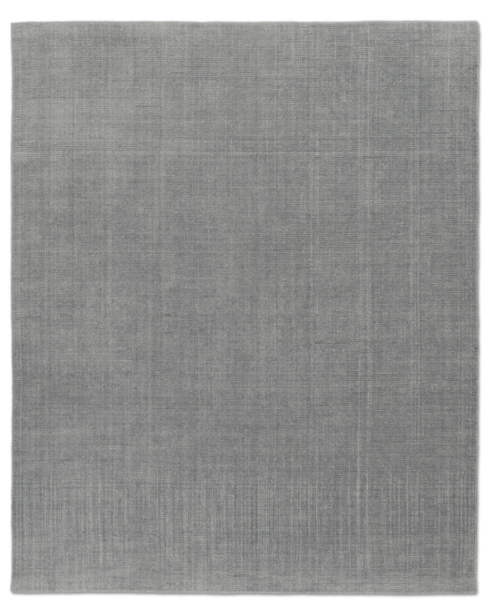Distressed Wool Rug - Platinum