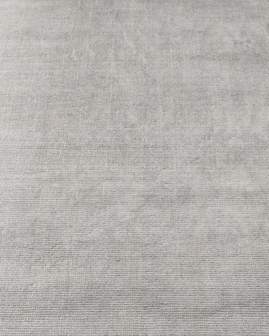 Distressed Wool Rug - Silver