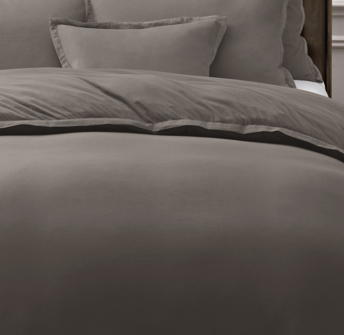 Vintage-Washed Jersey Bedding Sham