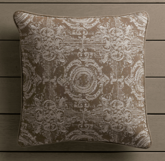 Perennials® Côte d'Azur French Multi-Tile Pillow Cover  Mocha