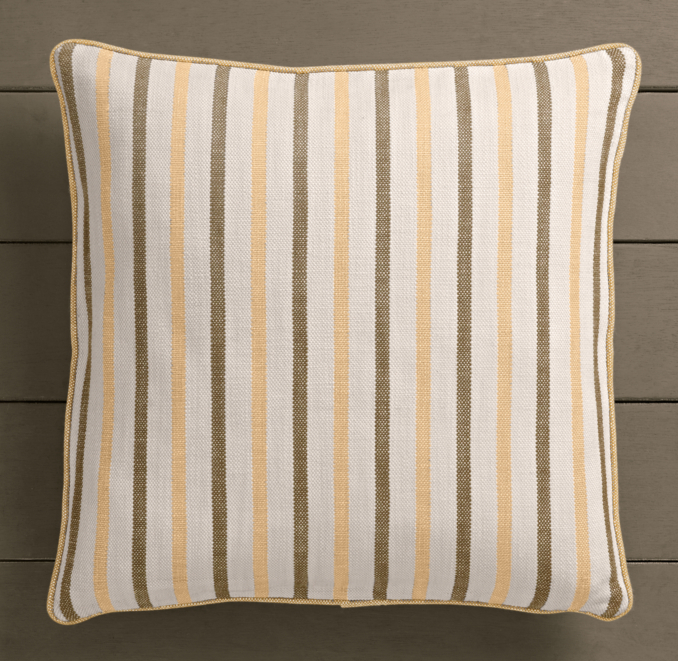 Perennials® Côte d'Azur Multi-Stripe Pillow Cover Soleil