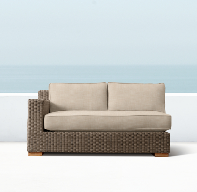 57" Biscayne Left/Right Arm Sofa Cushion