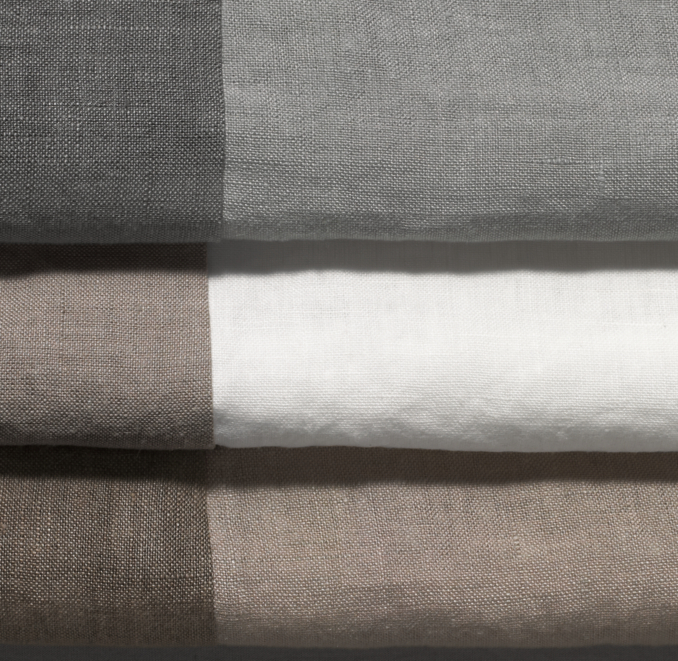 Stonewashed Framed Belgian Linen Swatch