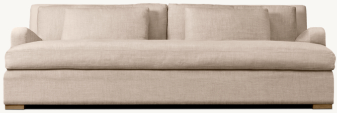Belgian Slope Arm Upholstered Daybed Sofa