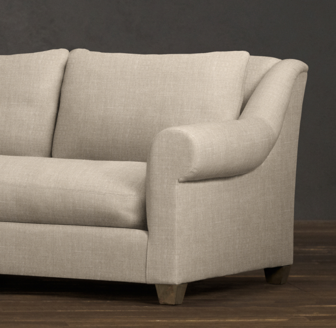 Belgian Roll Arm Upholstered Sofas