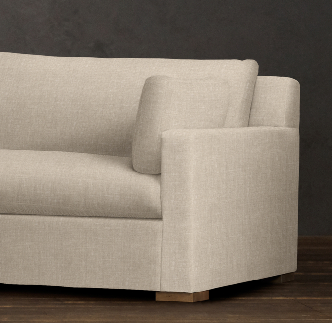 8' Belgian Track Arm Upholstered Sleeper Sofa