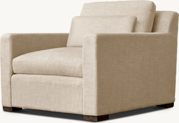 Belgian Track Arm Upholstered Chair