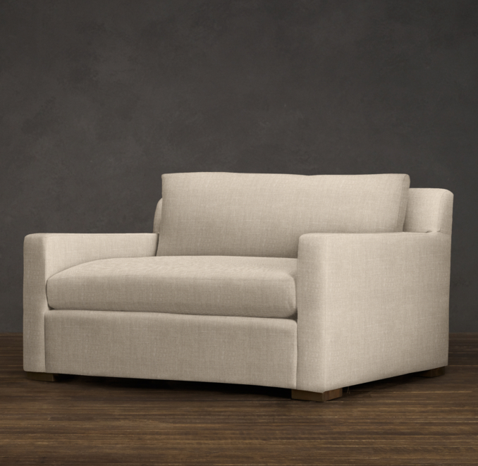 5' Belgian Track Arm Upholstered Sofa