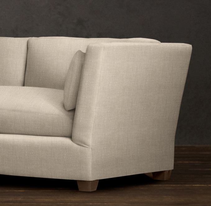 10' Belgian Shelter Arm Upholstered Sofa
