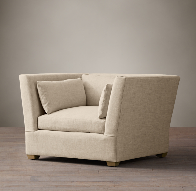 Belgian Shelter Arm Upholstered Chair