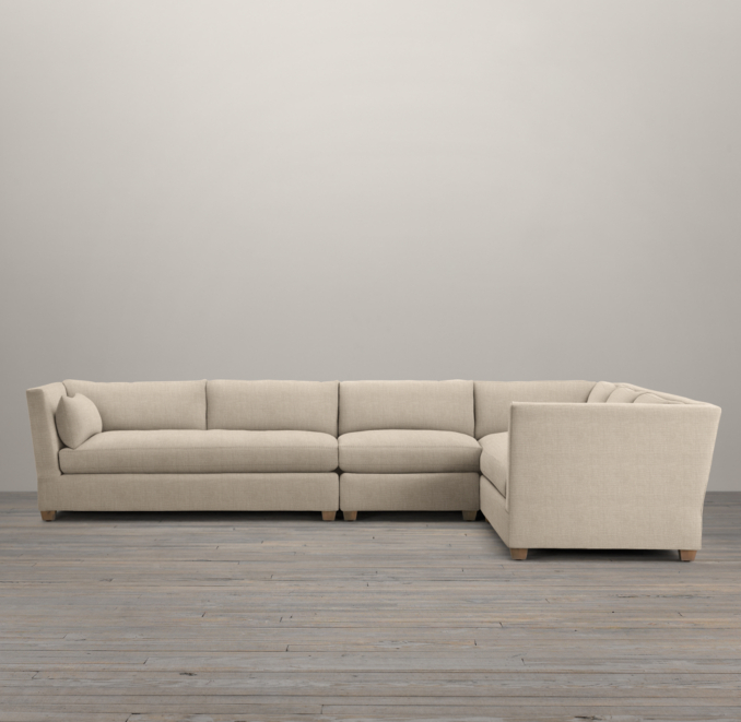 Belgian Shelter Arm Upholstered Right-Arm L-Sectional