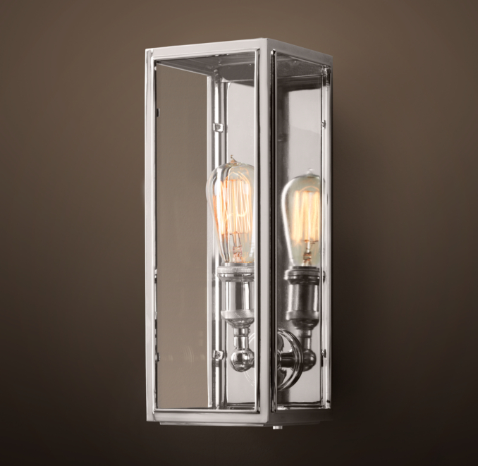 Union Filament Narrow Sconce Clear Glass