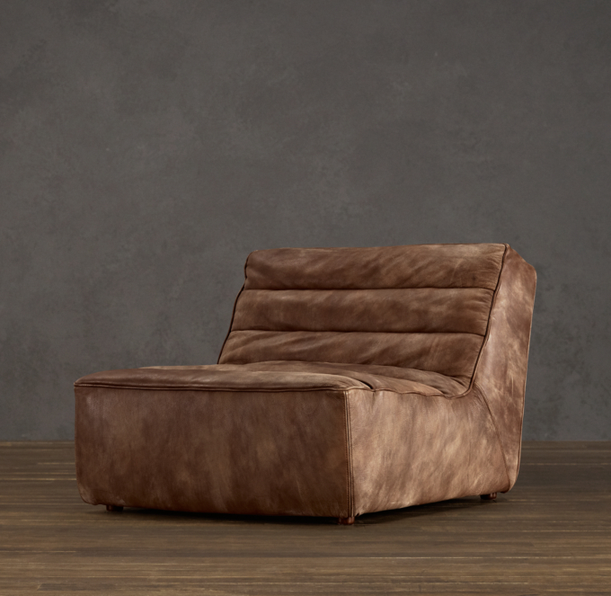 Chelsea Leather Armless Chair