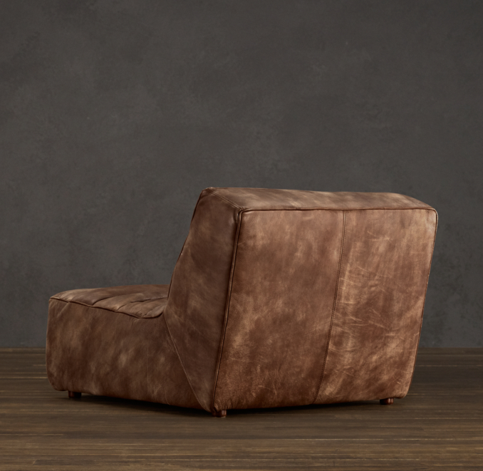 Chelsea Leather Armless Chair