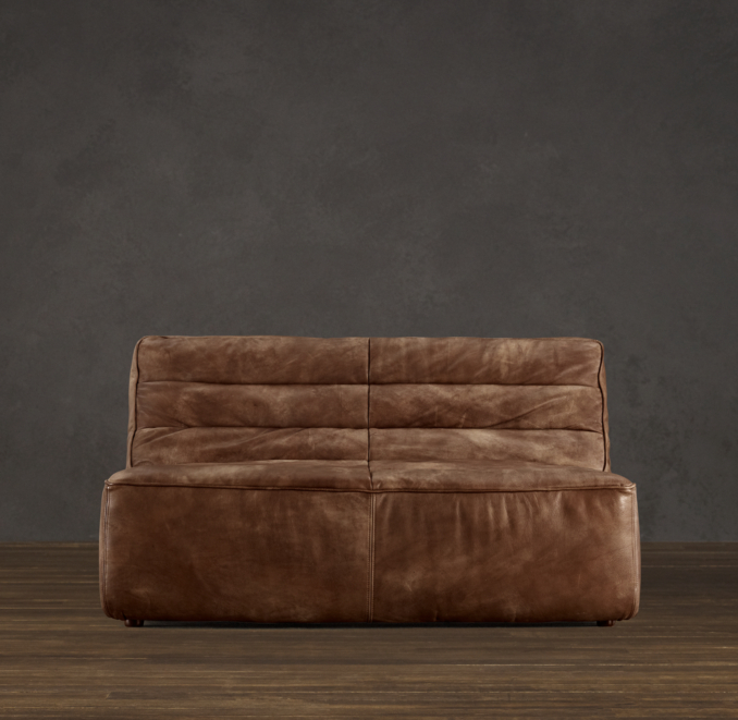 54" Chelsea Leather Sofa