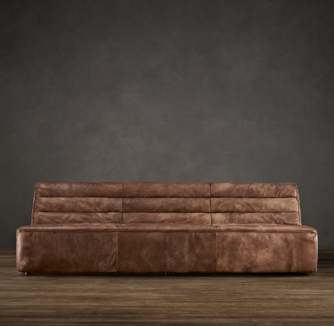 6' Chelsea Leather Sofa