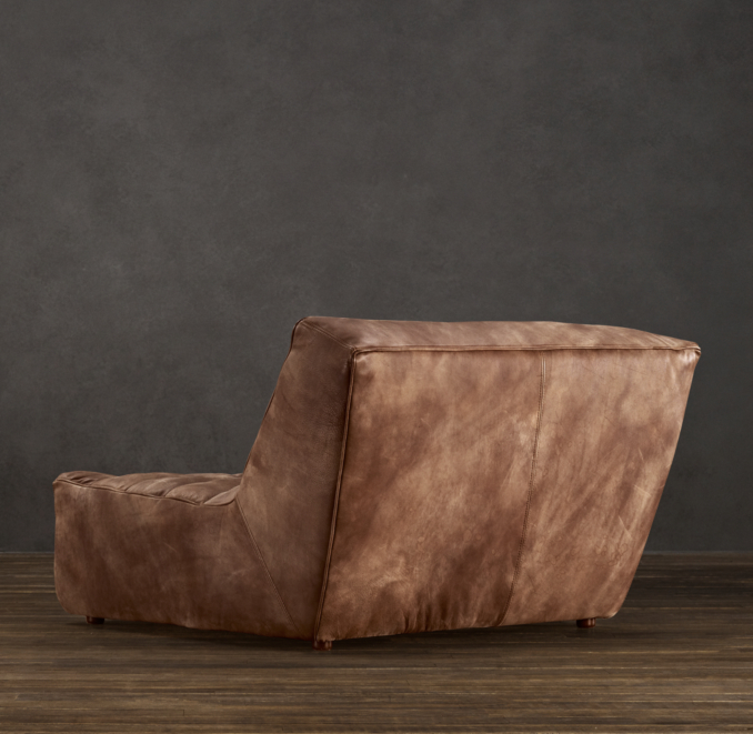Chelsea Leather Square Corner Chair