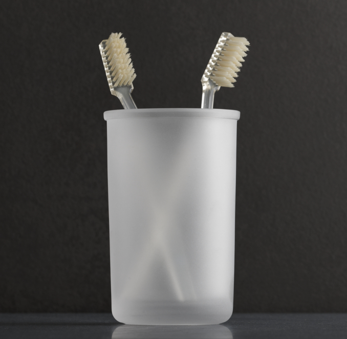 Pharmacy Tumbler Frosted Glass