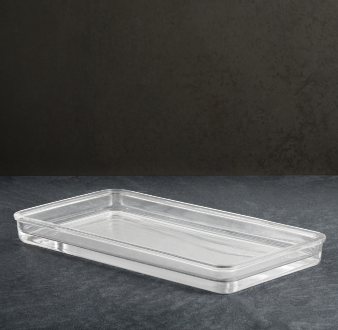 Pharmacy Tray Clear Glass 