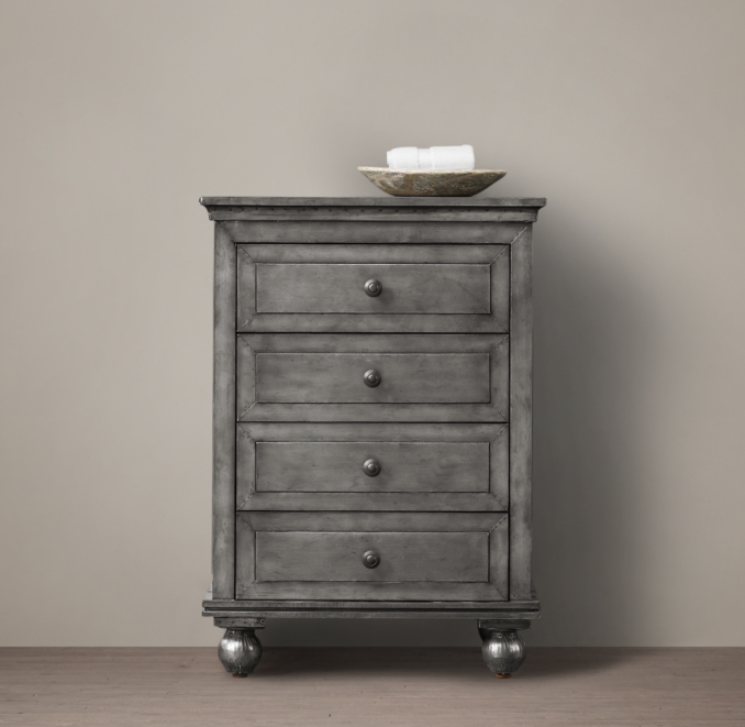 Zinc Short Bath Cabinet
