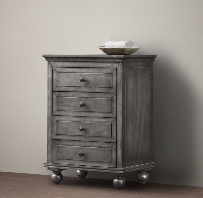 Zinc Short Bath Cabinet