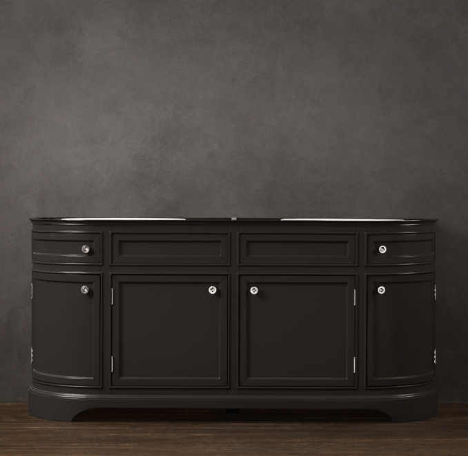 Odéon Double Vanity Sink Base