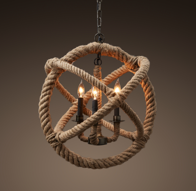 Rope Planetarium Chandelier Small