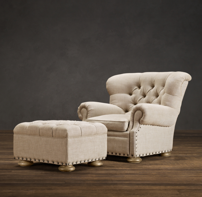 Churchill Upholstered Ottoman