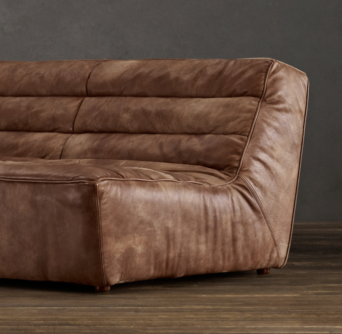 8' Chelsea Leather Sofa