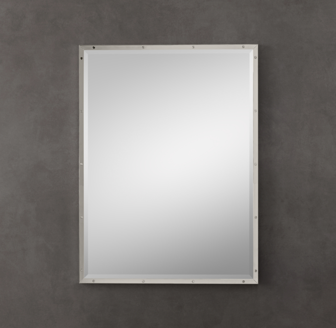 Bistro Polished Nickel Mirror