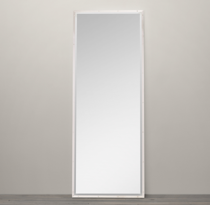 Bistro Polished Nickel Leaner Mirrors