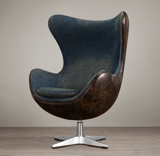 1950s Copenhagen Chair Denim