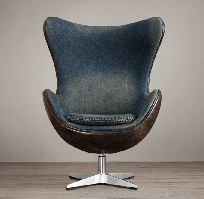 1950s Copenhagen Chair Denim