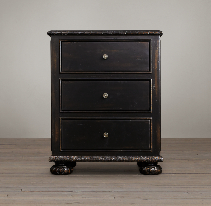 24" French Empire Closed Nightstand