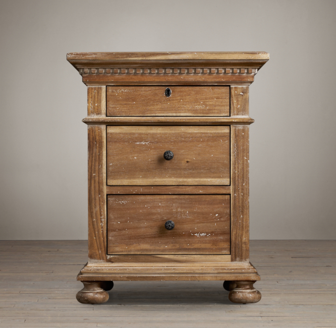 24" St. James Nightstand (Set of 1 Open and 1 Closed)