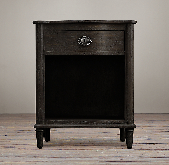 24" Empire Rosette Open Nightstand