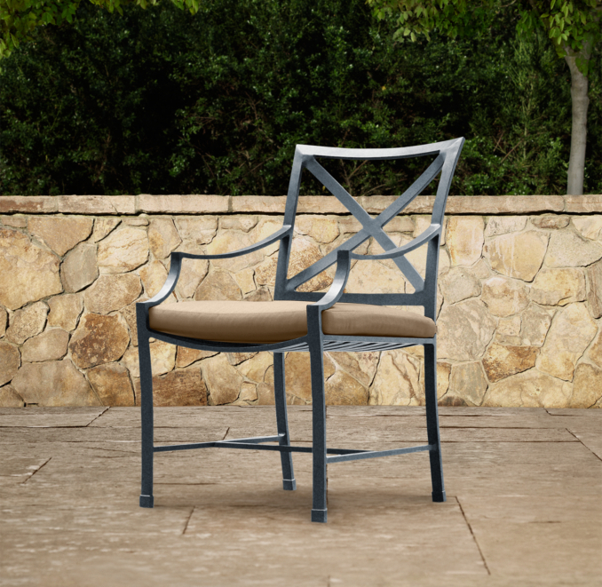 Carmel Armchair Weathered Zinc