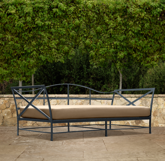 Carmel Luxe Daybed Weathered Zinc