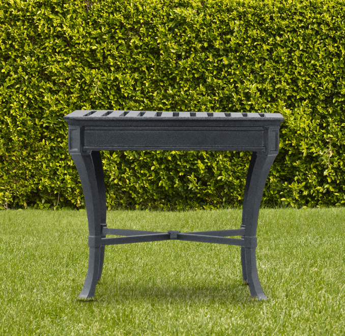 Antibes Side Table Weathered Zinc