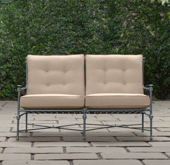 52" Catalina Sofa Weathered Zinc