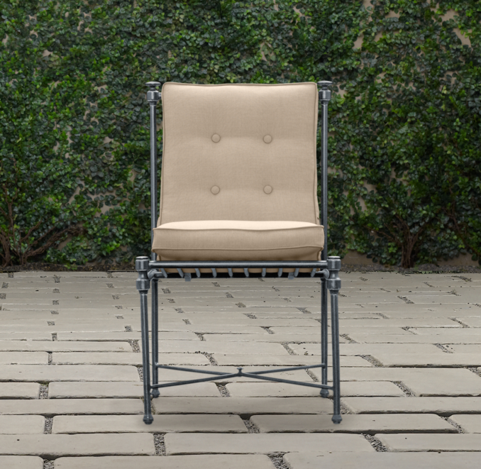 Catalina Side Chair Weathered Zinc